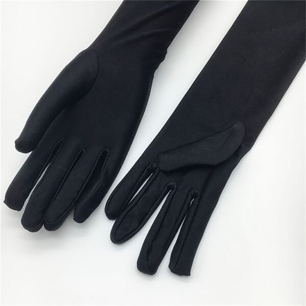 Long Arm Cover Full Finger Arabian Stretch Hand Gloves - Image 6