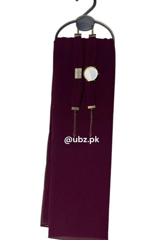 Georgette Hijab Watch & Bracelet - Image 3