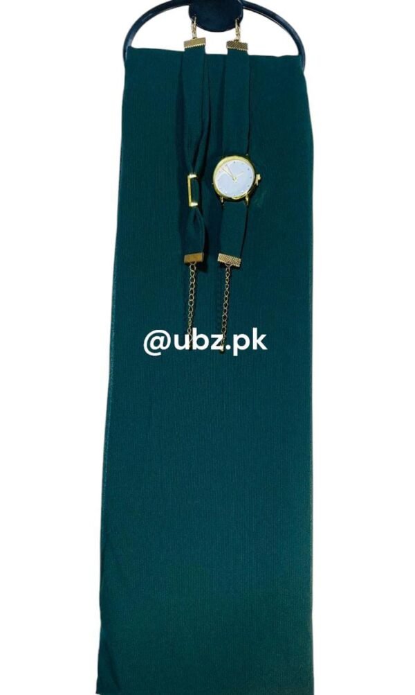 Georgette Hijab Watch & Bracelet - Image 4