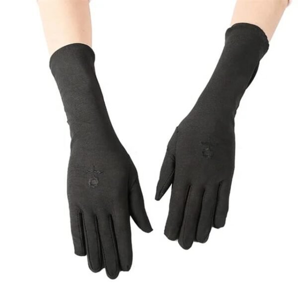 Long Arm Cover Full Finger Arabian Stretch Hand Gloves