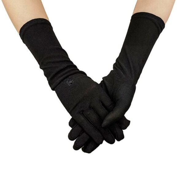 Long Arm Cover Full Finger Arabian Stretch Hand Gloves - Image 5